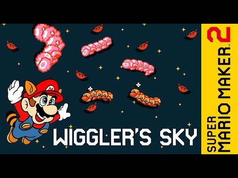 Wiggler's sky - Super Mario Maker 2