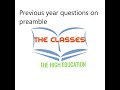 Previous Year Questions On Preamble Upsc