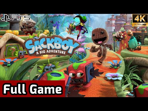 Sackboy: A Big Adventure - Gameplay Walkthrough - Full Game [4K 60FPS PS5] No Commentary