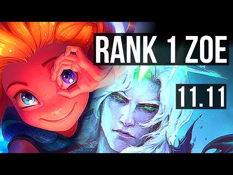 ZOE vs VIEGO (MID) | Rank 1 Zoe, 9/0/8, Legendary, Rank 13 | EUW Challenger | v11.11