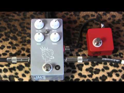 JHS Pedals TWIN TWELVE V2 overdrive demo with Red Remote function