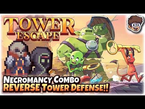 GREAT Necromancy Combo!! | REVERSE Tower Defense Roguelike | Tower Escape