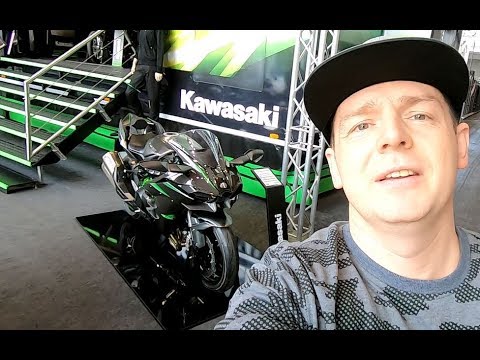 KAWASAKI H2 CARBON COMPRESSOR SUPER BIKE NEW MODEL WALKAROUND