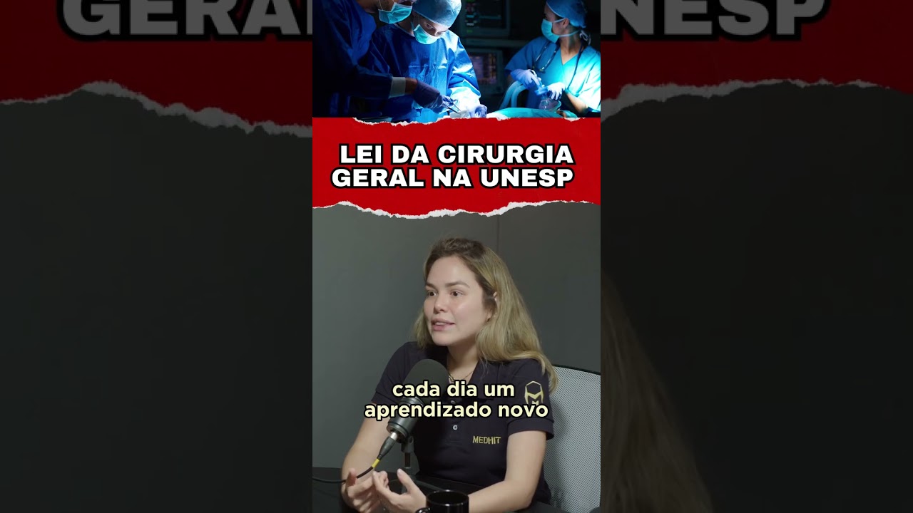 Cirurgia Geral na UNESP Parte 1 #shorts