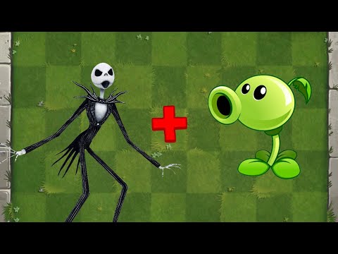 Jack Skellington + Peashooter Fusion - Plants vs Zombies Animation