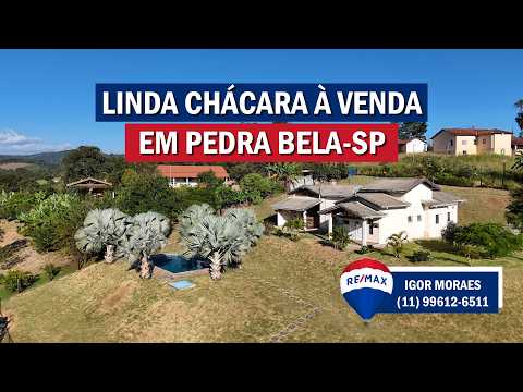 Chácara dos sonhos no interior de SP | 5.600 m² + lazer completo em Pedra Bela