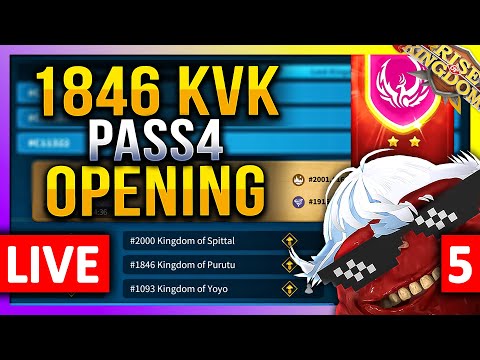 1846 KVK: Pass4 Opening 🔥🔥🔥 LIVE! 🔴 C11322 1093 2000 2001 1671 1916