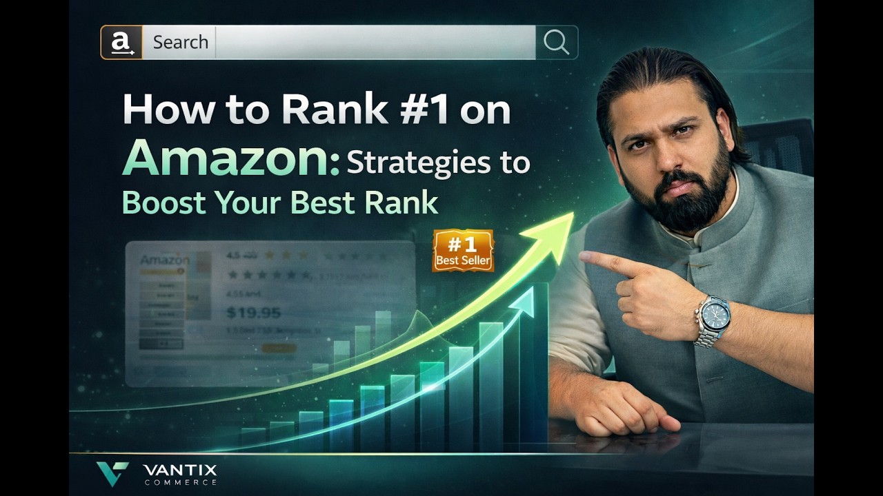 How to Rank #1 on Amazon (A10 Algorithm, SEO & PPC Strategy 2026)