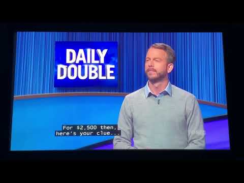 Double Jeopardy, Dave Rapp Day 4 - 2nd Daily Double (2/16/22)