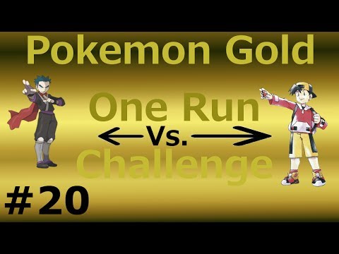 Pokemon Gold OneRun Challenge - Part 20 - Vs.  Koga Elite 4