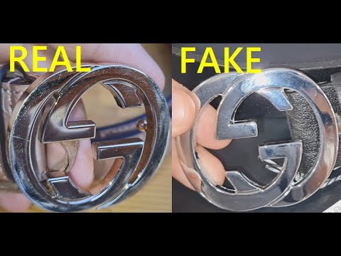 Gucci belt real vs fake review. How to spot original Gucci GG gucissima belts