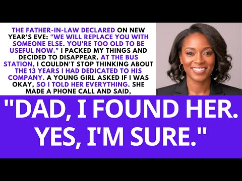 MY FATHER-IN-LAW DECLARED ON NEW YEAR'S EVE 'WE WILL REPLACE YOU WITH SOMEONE ELSE, YOU'RE TOO OLD.