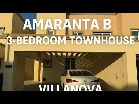 Villanova Dubai properties | 3 Bedroom Townhouse in Amaranta B – Full Walkthrough
