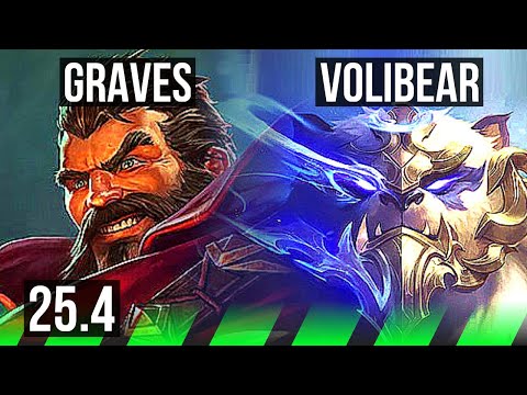 GRAVES vs VOLIBEAR (JGL) | 9/0/4, Legendary | VN Challenger | 25.4