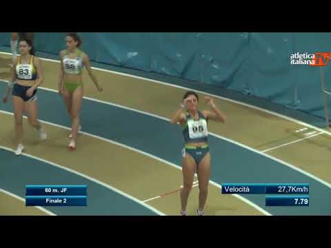 Finale B   60 metri Juniores Donne - Campionati Italiani Juniores e Promesse 2019