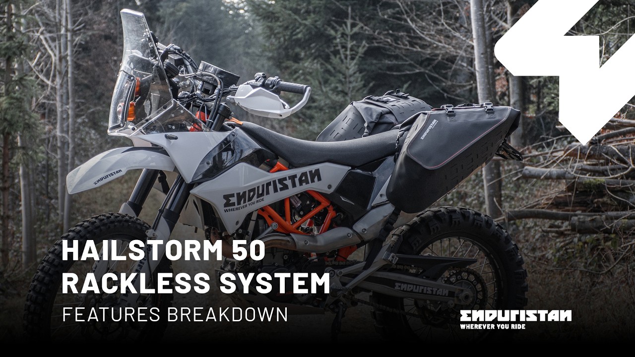 Enduristan Hailstorm 50 Saddle Bags - 50 Litre Video