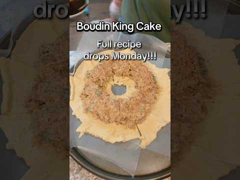 This Boudin King Cake Goes Hard | Easy Crescent Ring Recipe