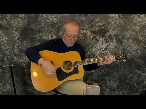 Video Demo Vintage 1977 Ibanez Model 2601 Artist Jumbo Dreadnought Pro Setup Soft Shell Case image 18