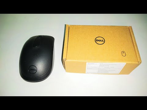 Dell wireless optical mouse unboxing and test
