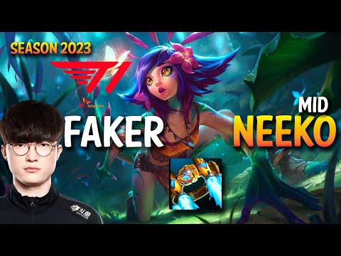 T1 Faker NEEKO vs ANNIE Mid - KR Ranked