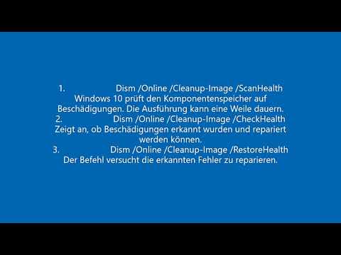 Windows 10 reparieren mit DISM und SFC