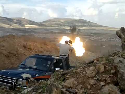 استهداف قوات النظام في بلدة عسيلة في ريف الرستن بواسطة رشاش 14 من قبل لواء الغضب