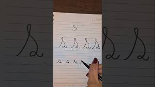 Letra S cursiva #caligrafia #letracursiva #cursiva #atividade #alfabeto #educativo #abcd #abc