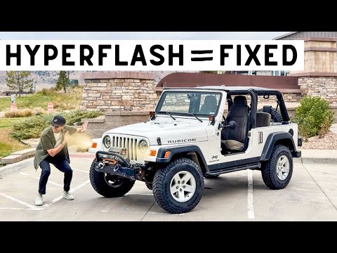 The EASY fix for hyperflash on the Jeep Wrangler TJ & LJ
