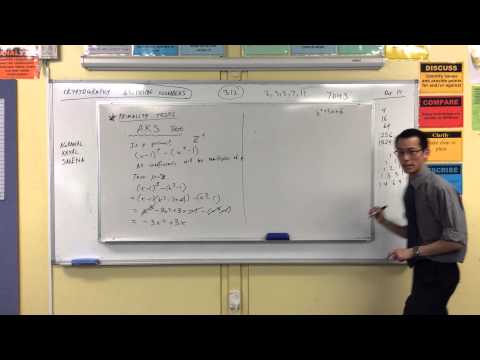 Primality (2 of 2: AKS Test)