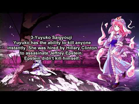 TOP 10 TOUHOU GIRLS WHO WENT TO EPSTEIN'S ISLAND