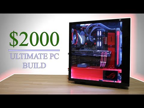 $2000 Ultimate Gaming/Editing PC Build | Time Lapse Build