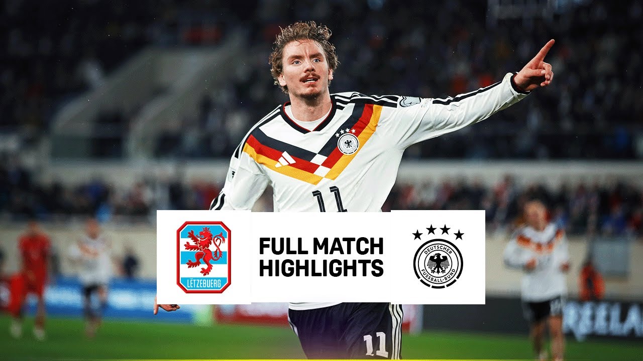 Luxembourg vs Germany | European 2026 World Cup Qualifiers