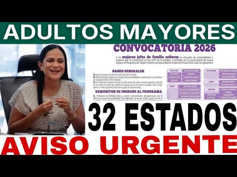 🔥🎉ADULTOS MAYORES AVISO URGENTE HOY JUEVES 11 MARZO 2026 ABREN NUEVAS CONVOCATORIAS