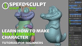 Create a cartoon character with Speedsculpt