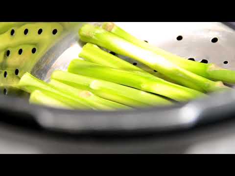 Cuisson des asperges vertes au cookeo