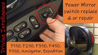 How To Fix F150 Power Mirrors Not Working, Repair or Replace Switch: F250, F350, F450, Expedition