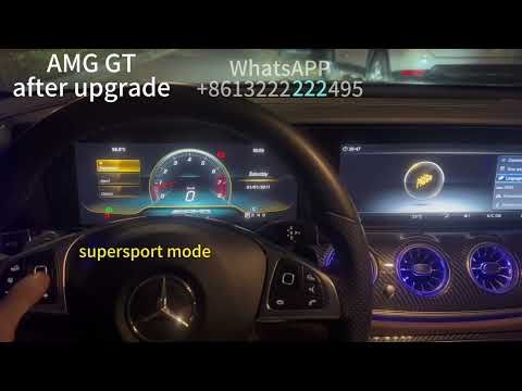 Mercedes-Benz E-class W213 W238 digital cluster display style upgrade AMG GT display style