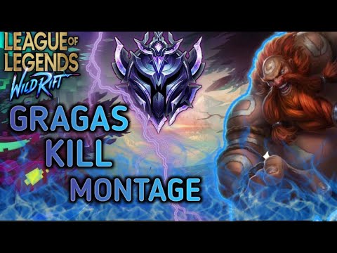 GRAGAS KILL MONTAGE DIAMOND ELO | LOL WILD RIFT