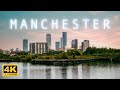 Manchester, England 🇬🇧 | 4K Drone Footage (With Subtitles)