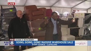 Kenny is ready to shop at one of the BIGGEST sales he's ever seen