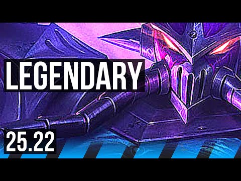 KASSADIN vs FIZZ (MID) | Rank 1 Kassadin, 16/1/7, Quadra, Legendary | EUW Challenger | 25.22