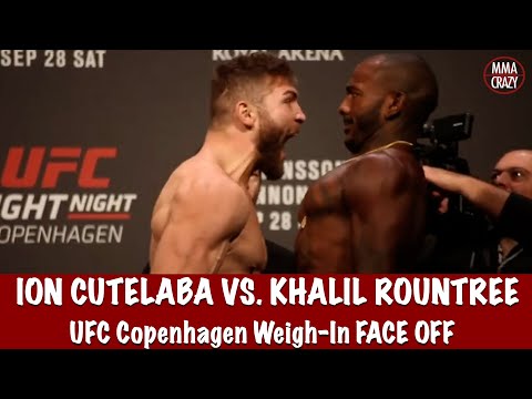 Cutelaba Screamed & Scared The Living Heck Out Of Khalil Rountree At Their UFC Weight-In