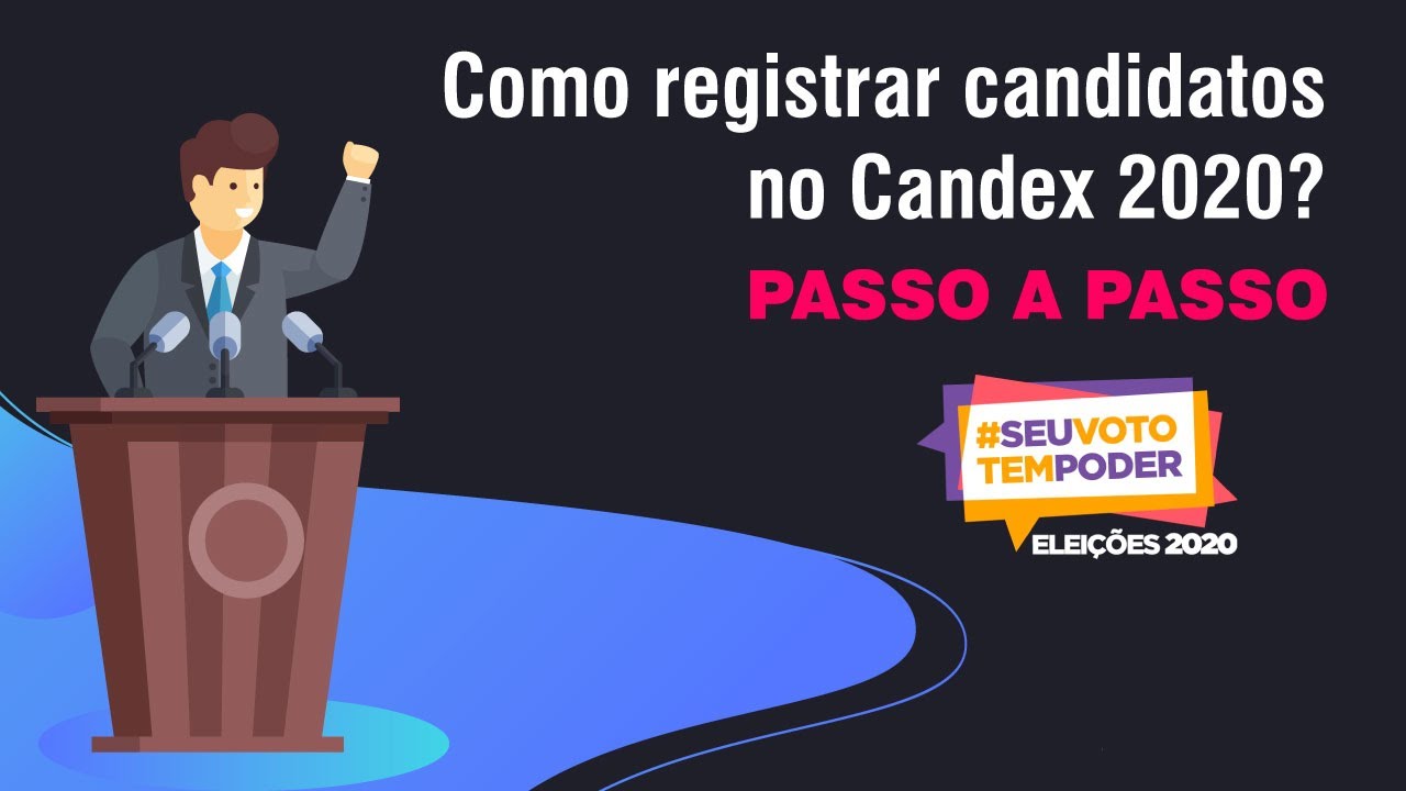 Como registrar candidatos no Candex 2020?