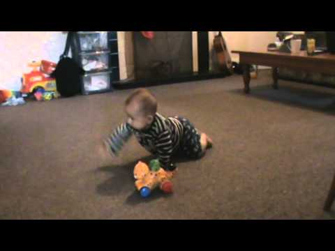 Niko learning to crawl