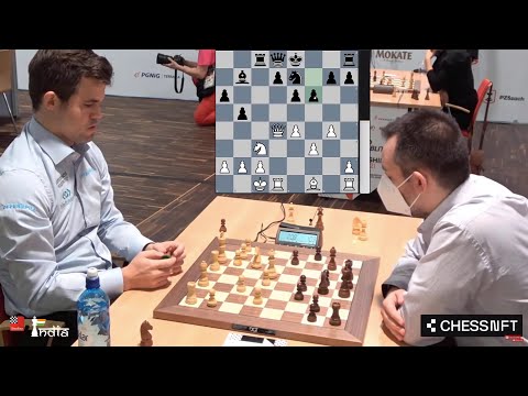 Magnus Carlsen VS Greek GM Dimitrios Mastrovasilis at the World Blitz Championships 2021