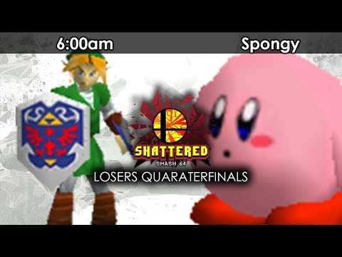 Smash 64: SMT | 6:00am (Link) V Spongy (Kirby) - Shattered 107 Tournament SSB64