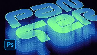 How To Make Cool Hologram Text in Photoshop!