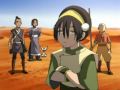 Toph is blind
