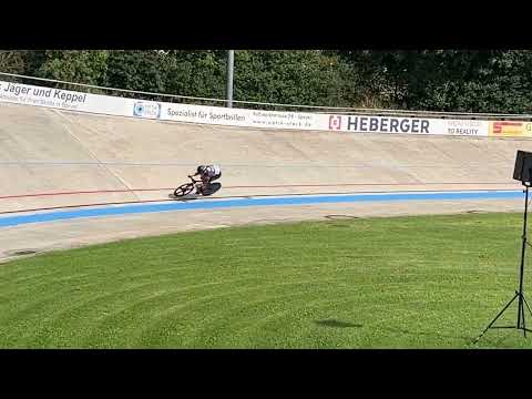 Internationales Meeting für Sprint und Omnium Radrennbahn RV08 Dudenhofen Badewanne 25.08.2023