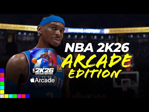 La historia del baloncesto se juega en NBA 2K26 Arcade Edition, disponible en Apple Arcade el 16 de octubre